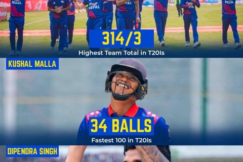 Nepal breaks several records in T20 cricket