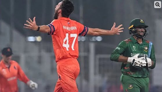 Netherlands beat Bangladesh for their second win in the event