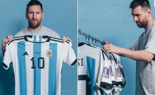 Messi announces to auction jersey worn in World Cup 2022