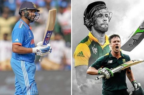 Rohit Sharma breaks De Villiers' record for most sixes in a year