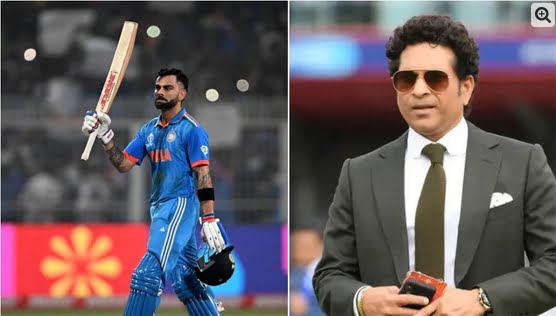 Tendulkar special message to Kohli on equaling the century record