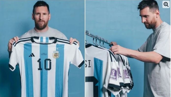 Messi's World Cup 2022 jerseys to be auctioned for millions of dollars
