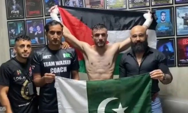 WBO Youth World Champion Pakistani boxer Usman Wazir won the fight