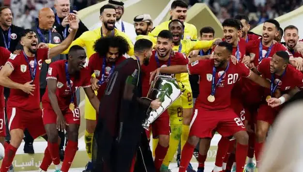 Qatar won the Asian Cup football title for the second time in a row