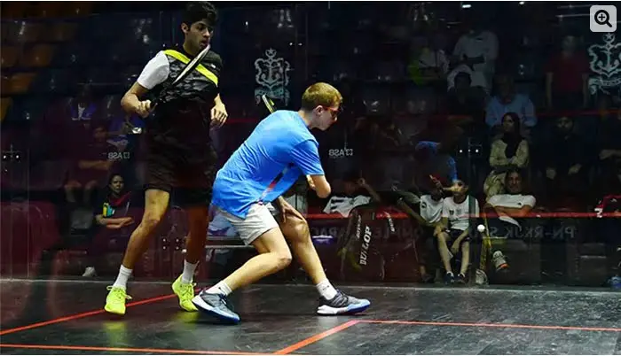Three Pakistani players reached the semi-finals of the squash championship
